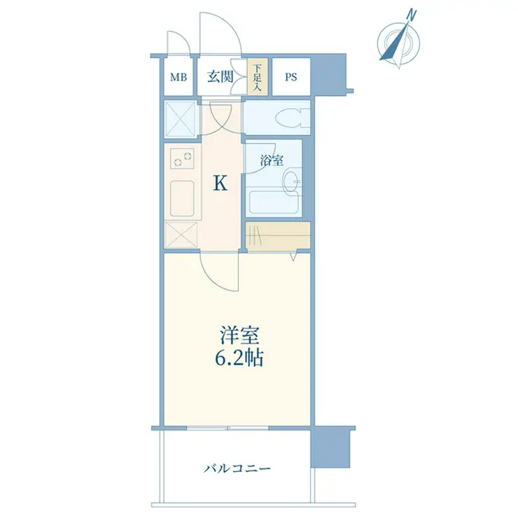 パレステュディオ渋谷WEST 9階階 間取り