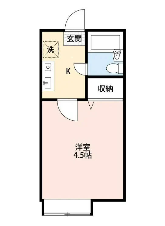 エクレール南与野 1階階 間取り