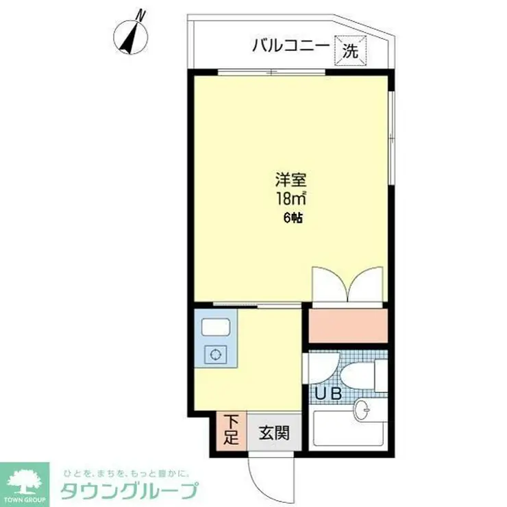 洗足エミナンス 3階階 間取り