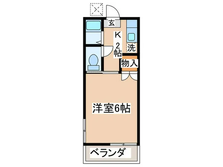 ヒロハウス 2階階 間取り