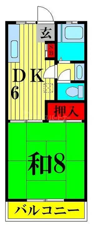 グランベール・桂 2階階 間取り