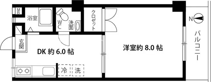 常盤台セイワハイム 4階階 間取り
