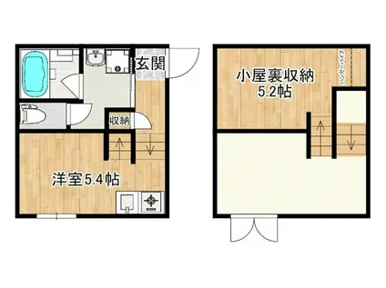 RENATUS PRIMO(ワンルーム/1階)の間取り写真