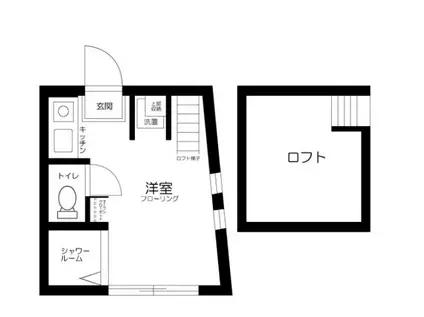 RAY HOUSE(ワンルーム/2階)の間取り写真