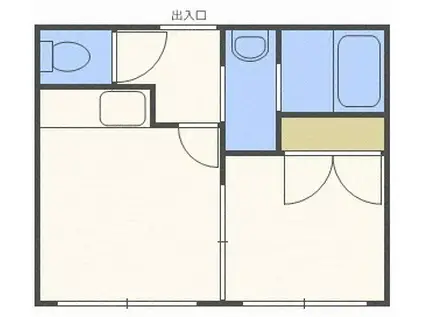 ルーチェ(1LDK/1階)の間取り写真