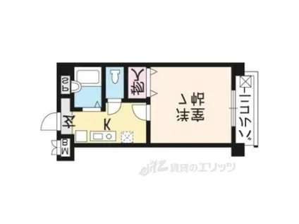 マ・メゾン(1K/2階)の間取り写真