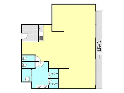 おおきに東心斎橋ビル(ワンルーム/6階)の間取り写真