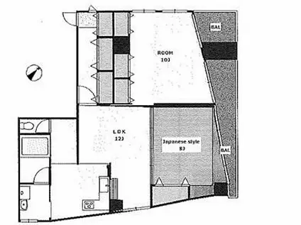 いづみレジデンス(2LDK/4階)の間取り写真