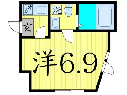 TREE STUDIO(1K/3階)の間取り写真