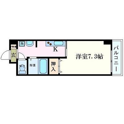 GP栄本町通(1K/5階)の間取り写真