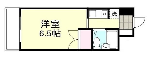 アルカディア倉敷(1K/5階)の間取り写真