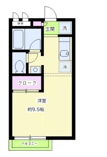 ソフィア21ST(ワンルーム/3階)の間取り写真