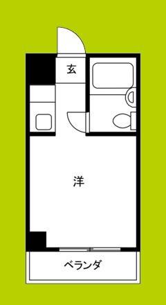 プレアール深江橋(ワンルーム/2階)の間取り写真
