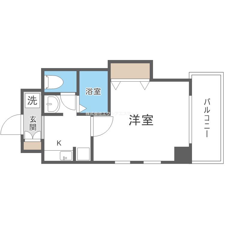M`PLAZA住吉公園壱番館(1K/10階)の間取り写真