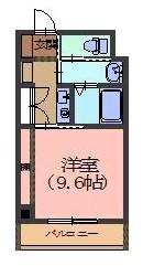 エポックステージ(1K/3階)の間取り写真