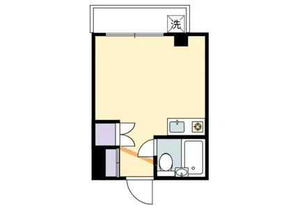 メゾンコーワ(ワンルーム/2階)の間取り写真