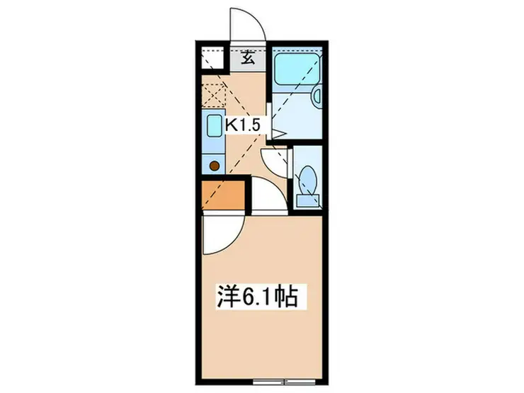 ロータス西生田 2階階 間取り