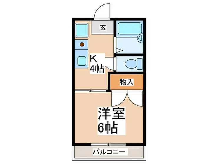 ディアス長津田 1階階 間取り