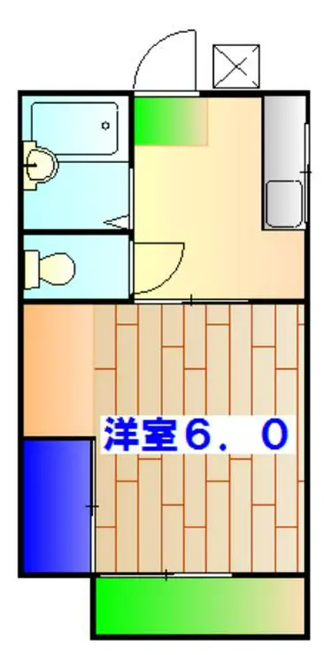 コーポ山路 2階階 間取り