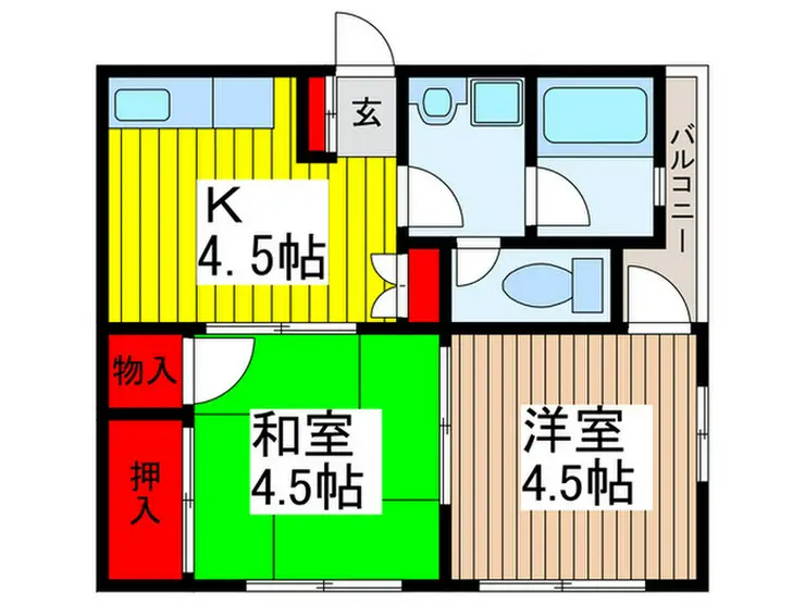 トリエールもとまち 1階階 間取り