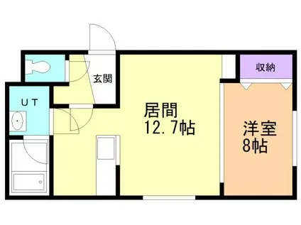 アルシオーネ(1LDK/2階)の間取り写真