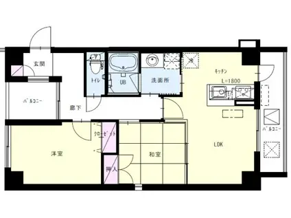 MAISON Y(2LDK/3階)の間取り写真