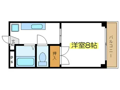 マンションサトウ(1K/1階)の間取り写真
