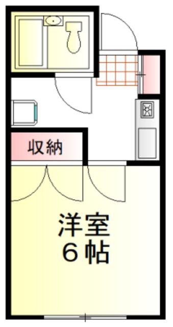 リベラル南大塚(1K/2階)の間取り写真