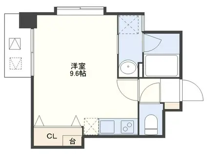 ソフィア レジデンス(ワンルーム/4階)の間取り写真