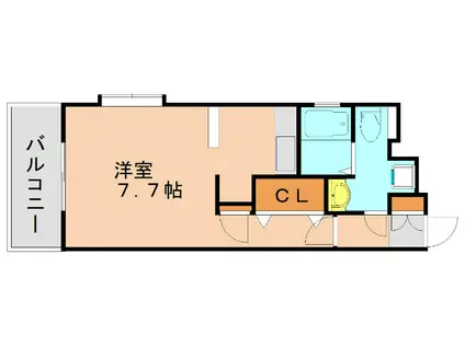 メゾンエンジェル(ワンルーム/6階)の間取り写真