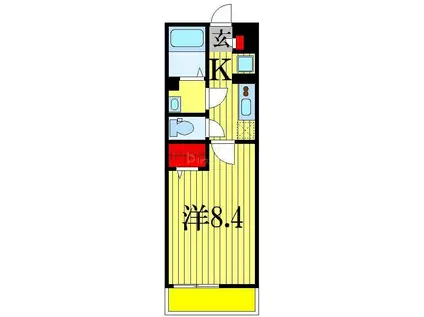 リブリ・ストーリア(1K/2階)の間取り写真