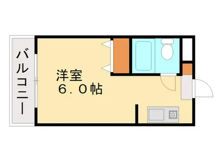 メゾン・ド・エソール(ワンルーム/3階)の間取り写真