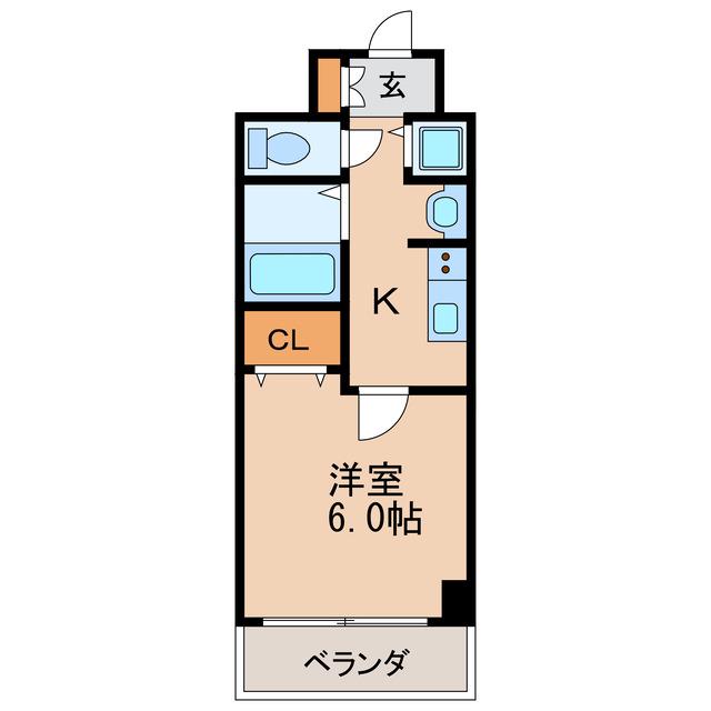 プレサンス新栄リミックス(1K/4階)の間取り写真