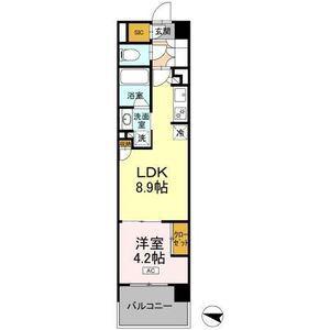 ロイヤルパークス仙台青葉通(1LDK/3階)の間取り写真