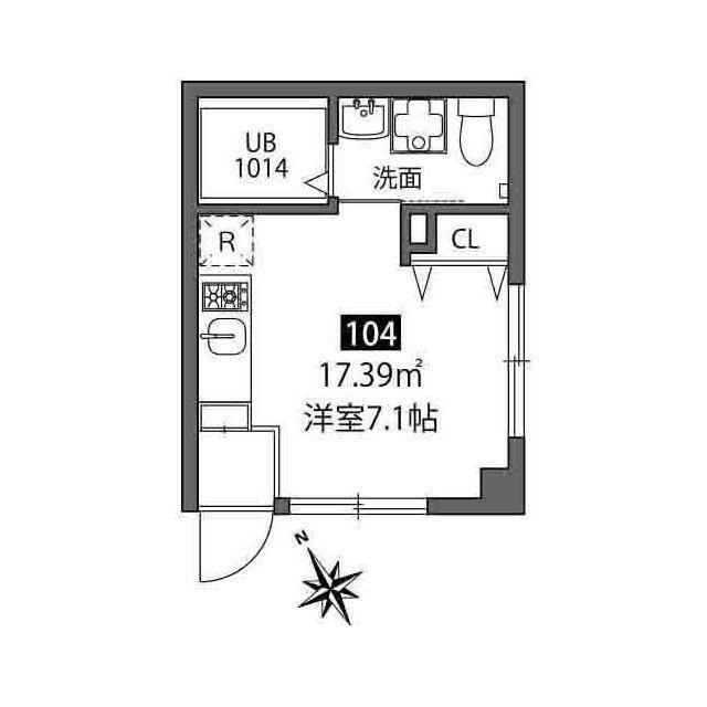 グランバリュー荻窪(ワンルーム/1階)の間取り写真