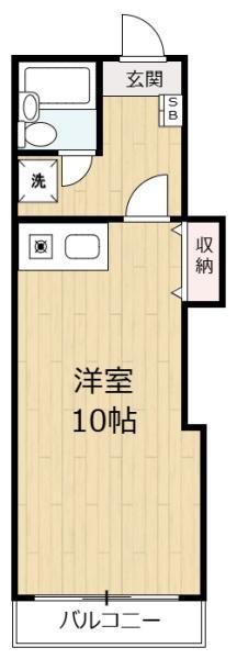 目白FT・HOUSE(1K/1階)の間取り写真