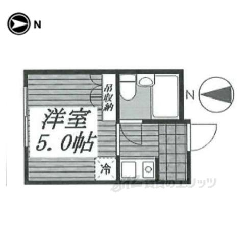 プレアール小若江(ワンルーム/3階)の間取り写真