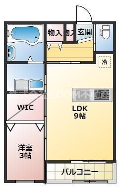 BARBIZON440(1LDK/1階)の間取り写真