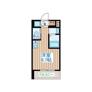 令和ライフ北目町(ワンルーム/11階)の間取り写真