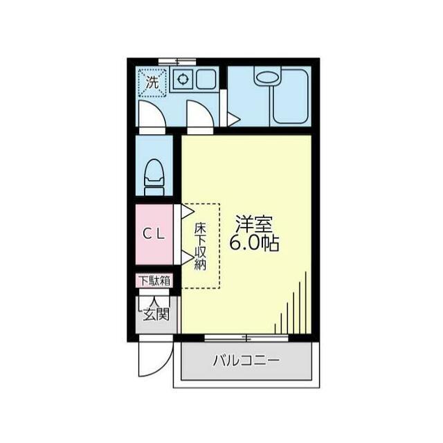 プルミエール壱番館(1K/1階)の間取り写真
