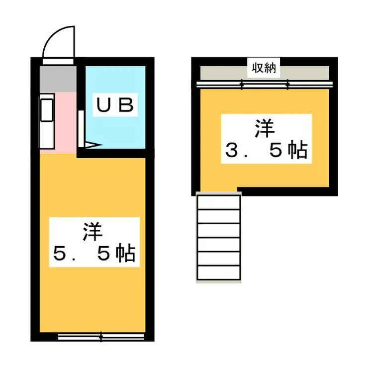 パンシオン新川崎NO.1 1階階 間取り