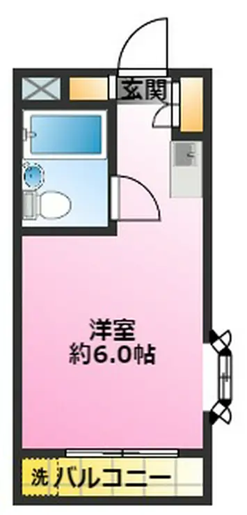 ユースフル武蔵小杉 2階階 間取り