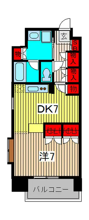 スパシエルクス西川口 4階階 間取り