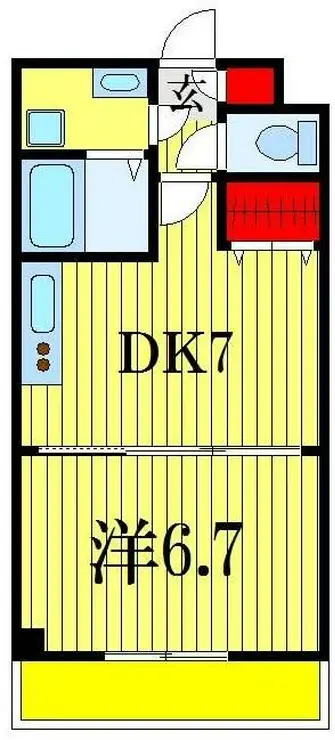 金太郎ヒルズ54 4階階 間取り