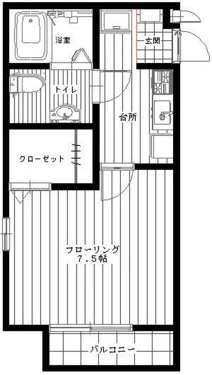 ベルグランシャリオ 2階階 間取り