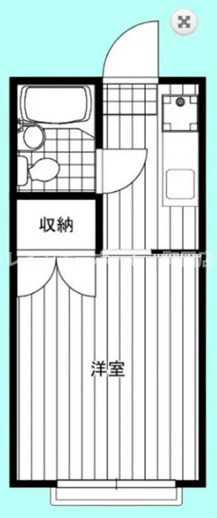 パークハイツ中島1 2階階 間取り
