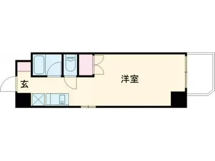 和光麻里布レジデンス五番館(ワンルーム/6階)の間取り写真