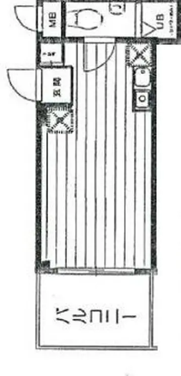 ハウザス小日向 4階階 間取り