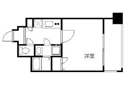 プレサンス本駒込アカデミア(1K/2階)の間取り写真