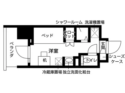 キャンパスヴィレッジ板橋本町(ワンルーム/7階)の間取り写真